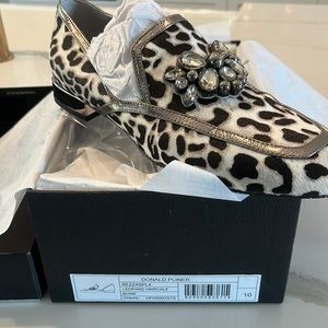 Donald Pliner Size 10 Leopard Haircalf